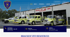 Desktop Screenshot of brackenvfd.org